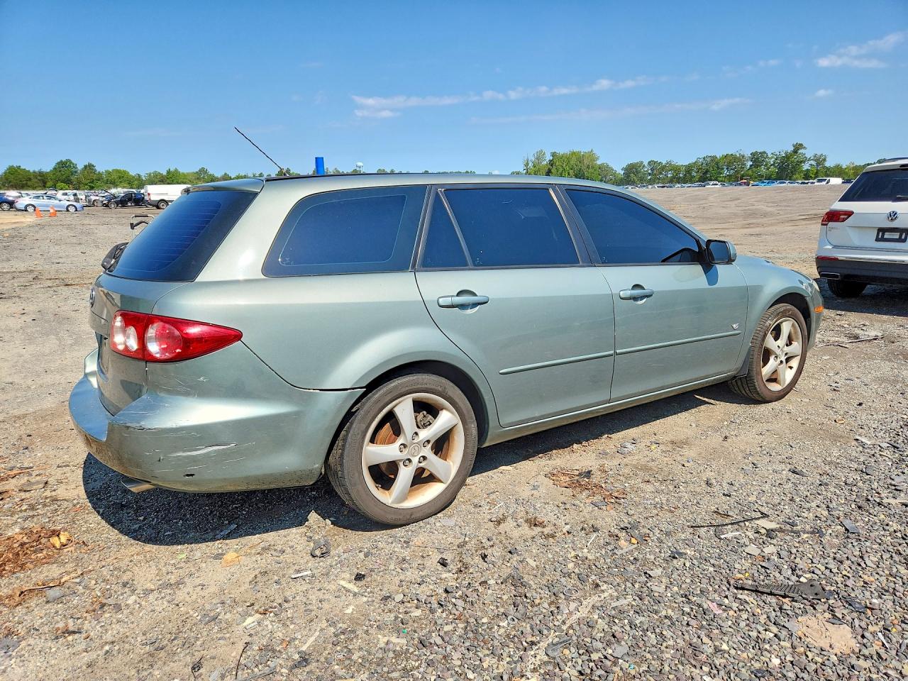 2004 Mazda 6 S Green vin: 1YVFP82D145N56759