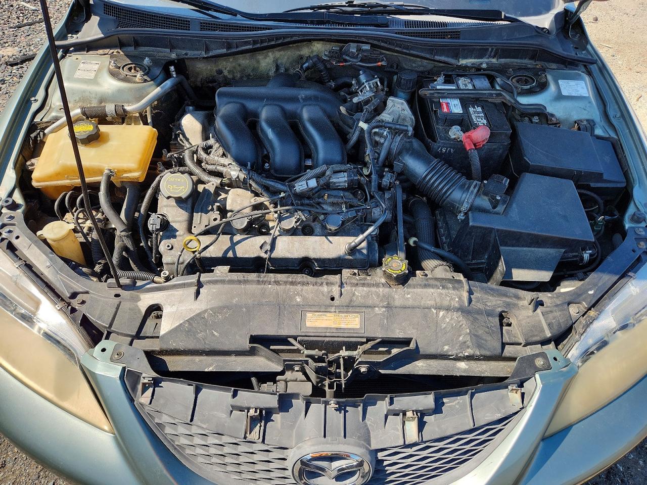 2004 Mazda 6 S Green vin: 1YVFP82D145N56759