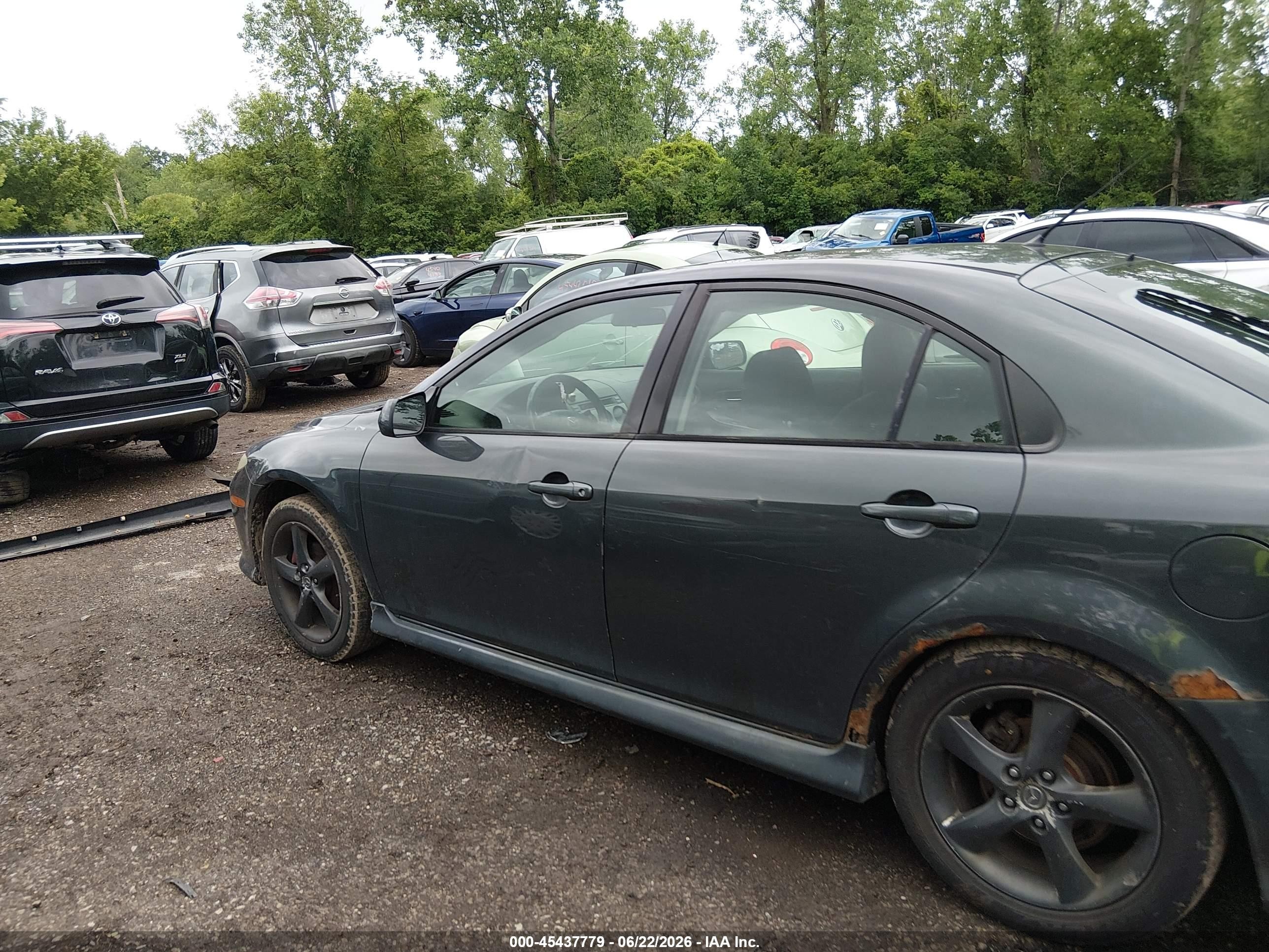 2004 Mazda Mazda6 S Gray vin: 1YVFP84D445N93186