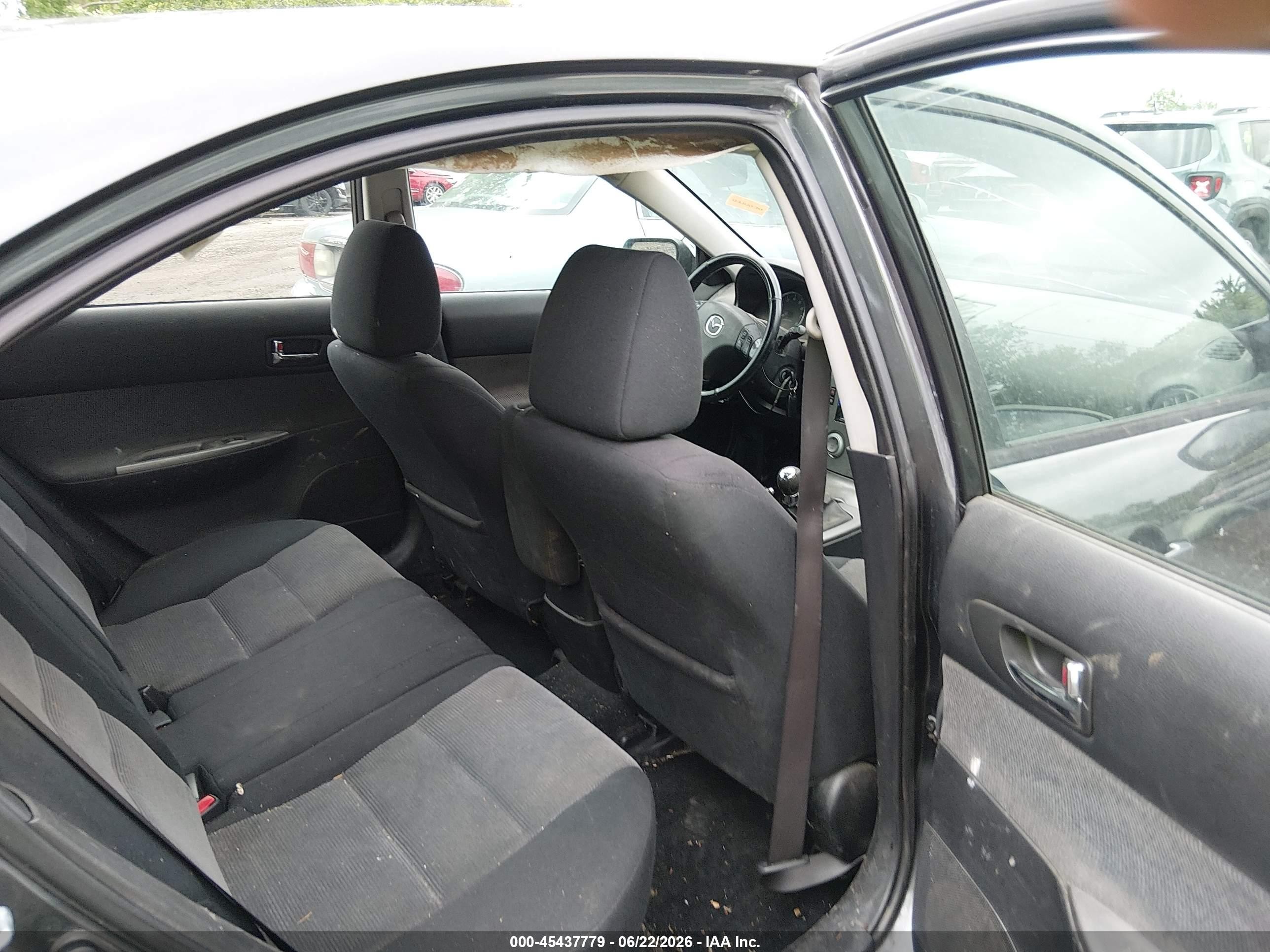 2004 Mazda Mazda6 S Gray vin: 1YVFP84D445N93186