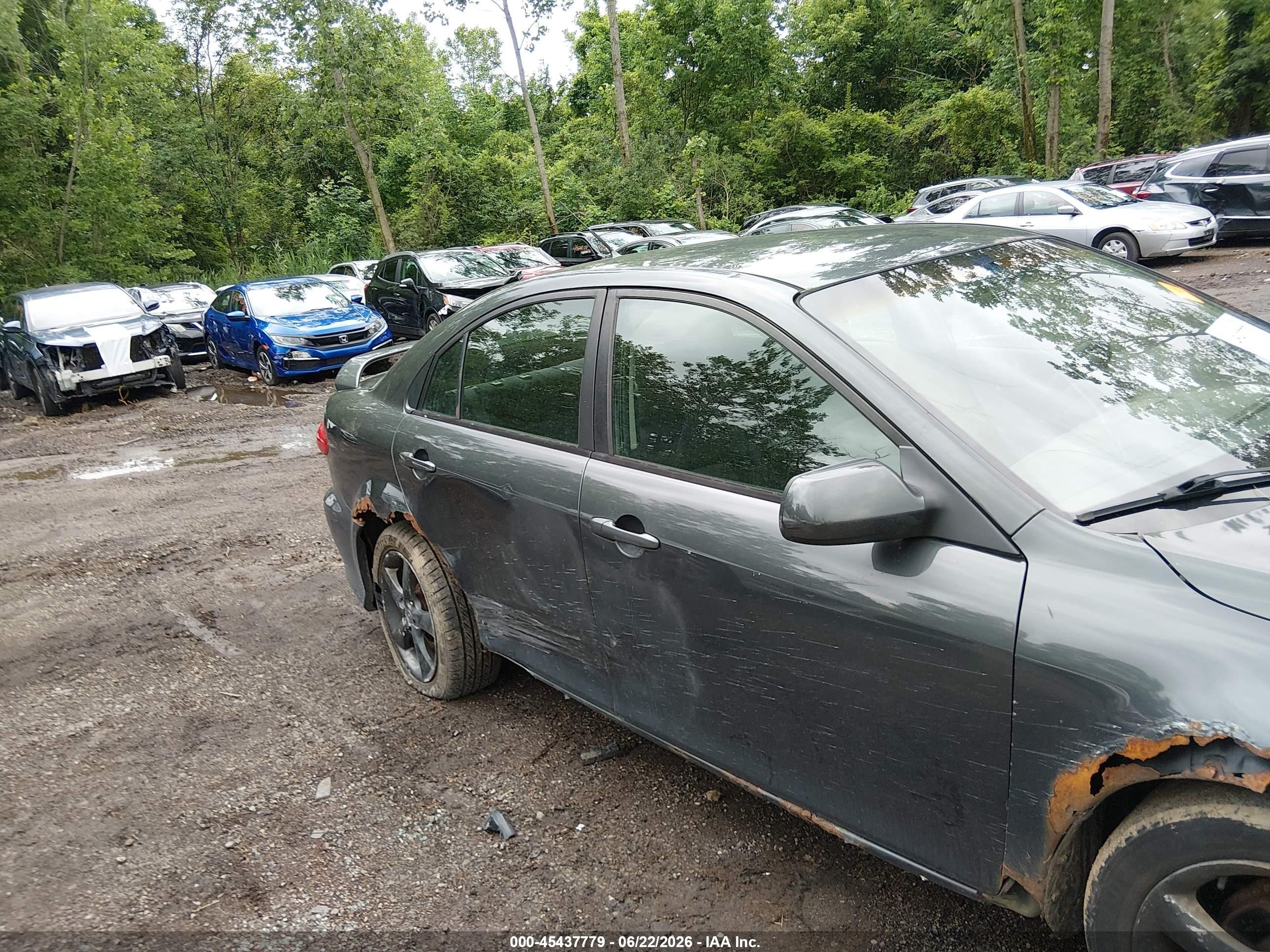 2004 Mazda Mazda6 S Gray vin: 1YVFP84D445N93186