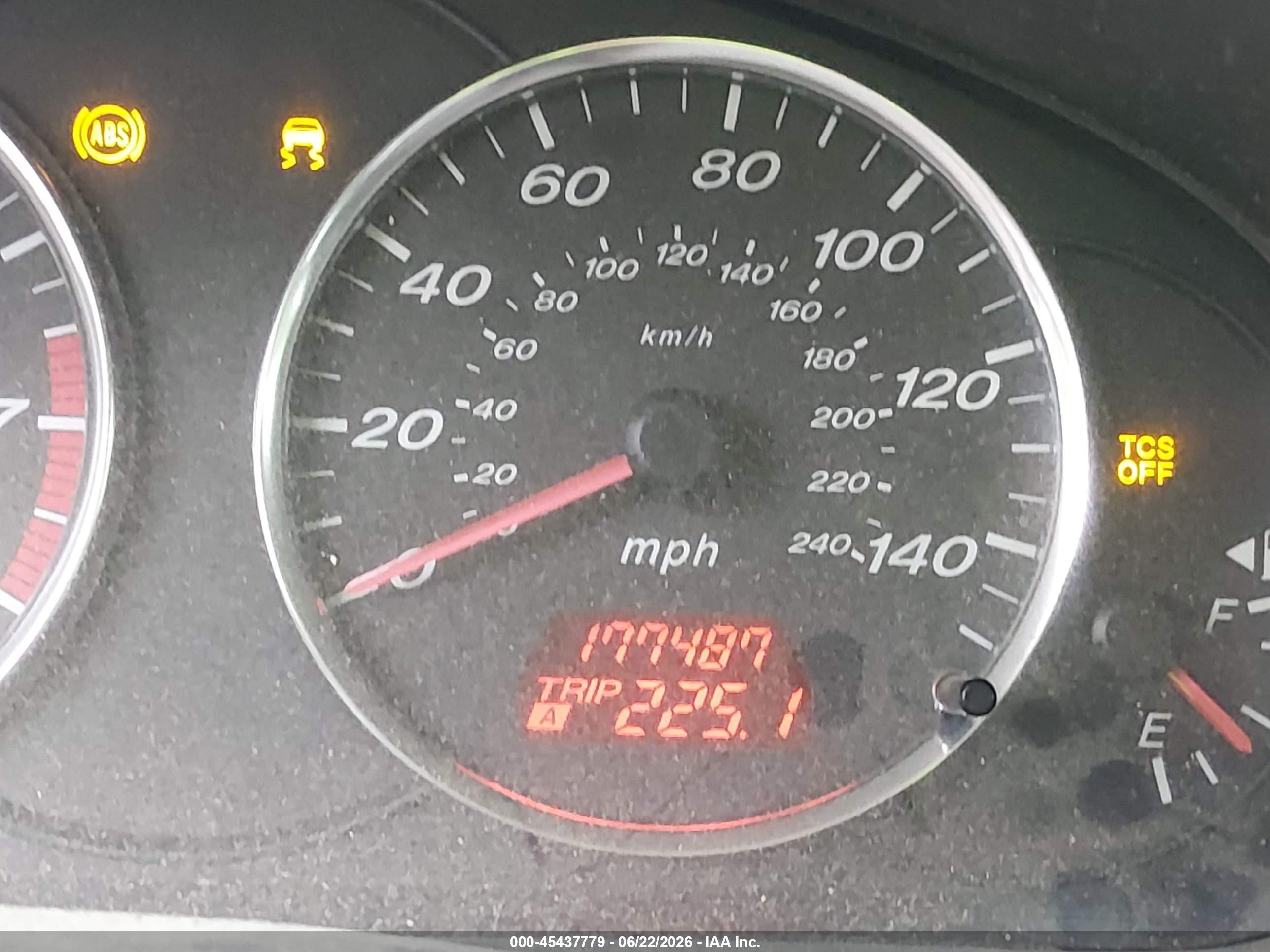 2004 Mazda Mazda6 S Gray vin: 1YVFP84D445N93186