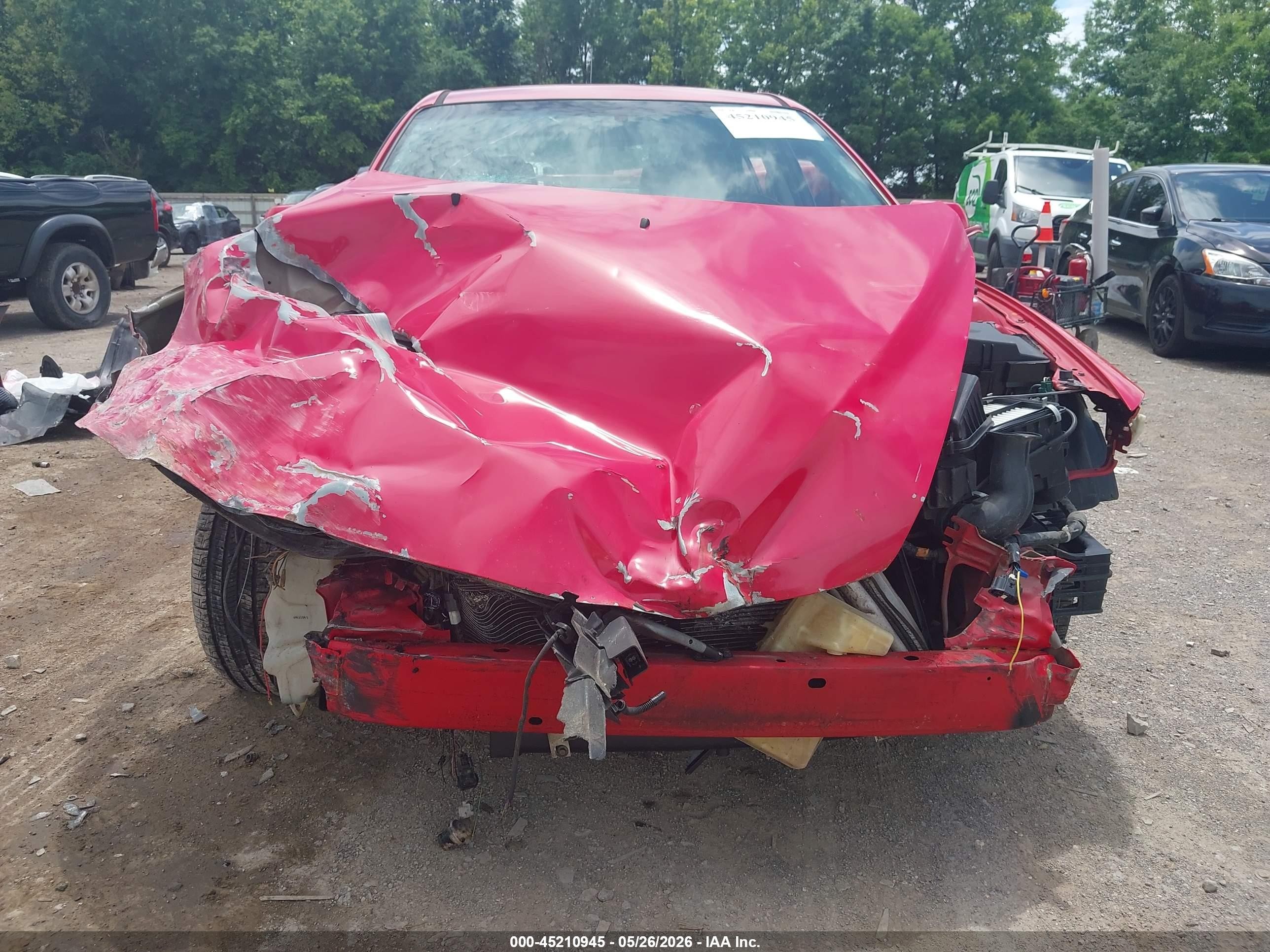 2004 Mazda Mazda6 S Red vin: 1YVFP84D545N65588