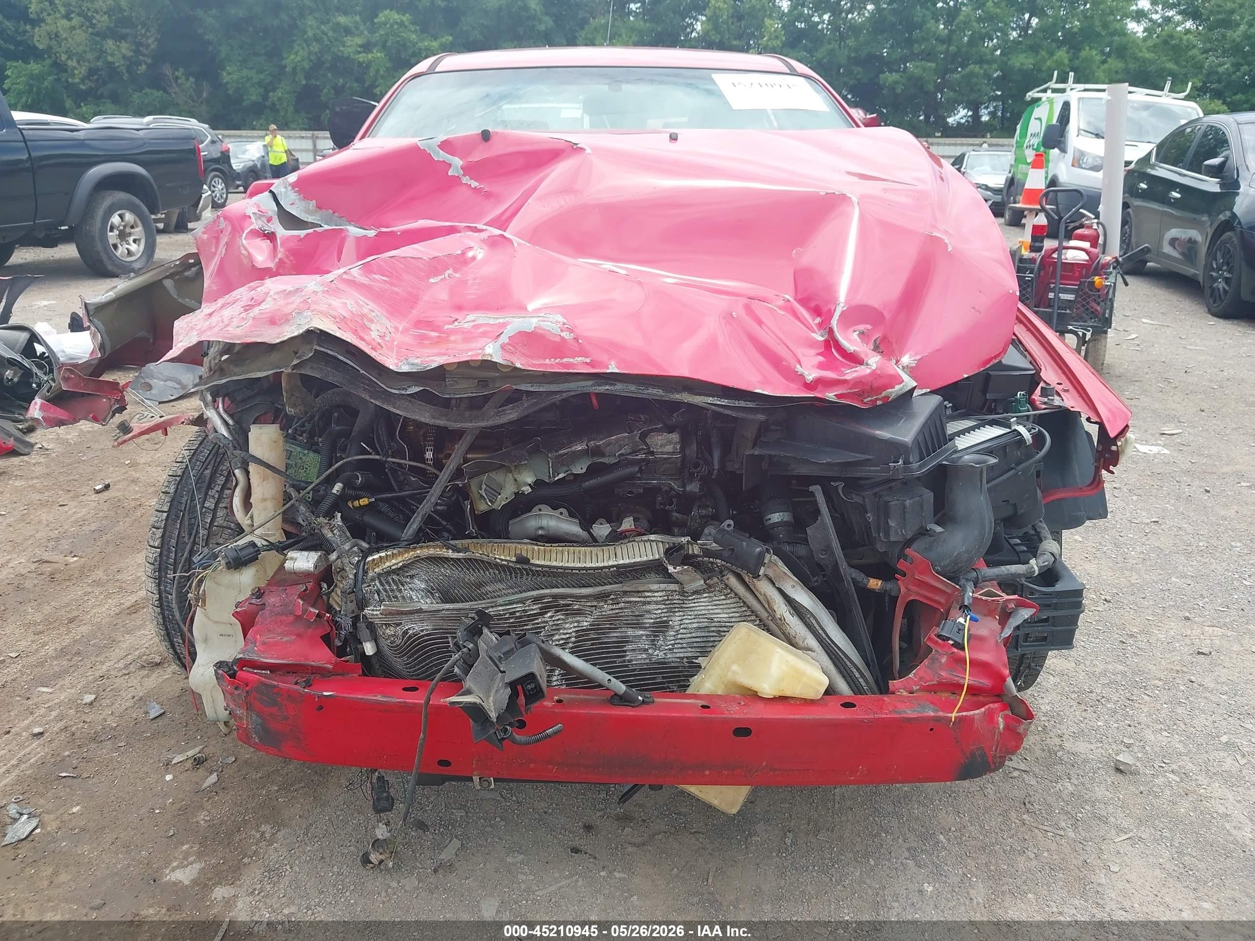 2004 Mazda Mazda6 S Red vin: 1YVFP84D545N65588