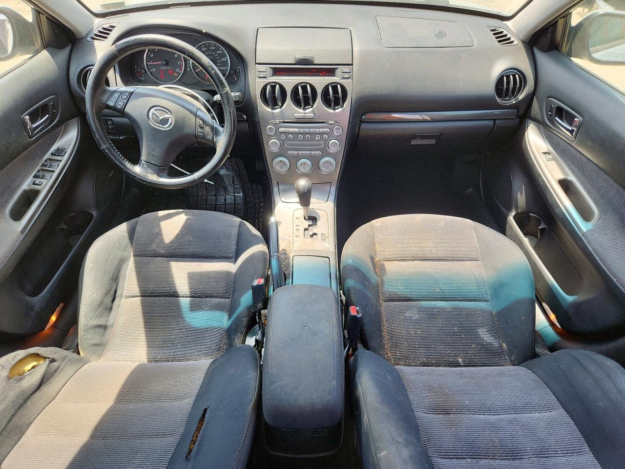 2004 Mazda 6 S Silver vin: 1YVFP84DX45N94407
