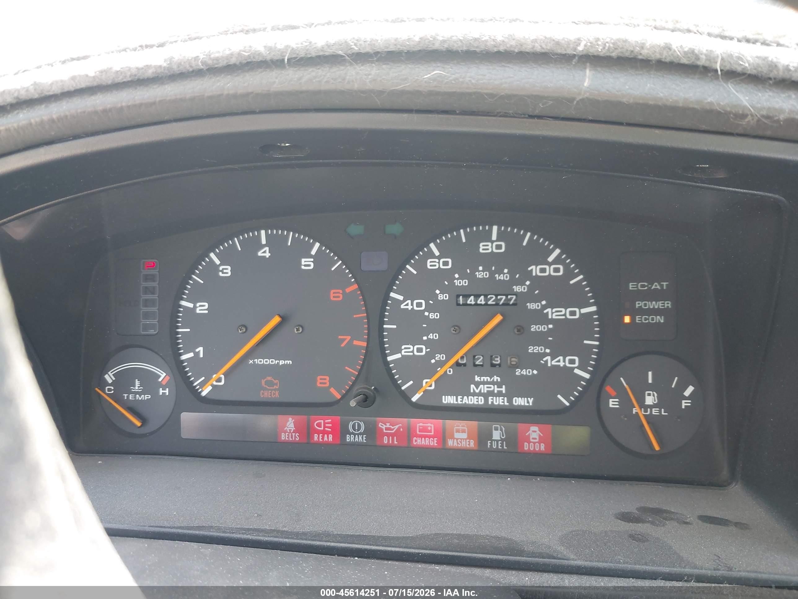 1991 Mazda 626 Dx/lx Silver vin: 1YVGD22B2M5119670