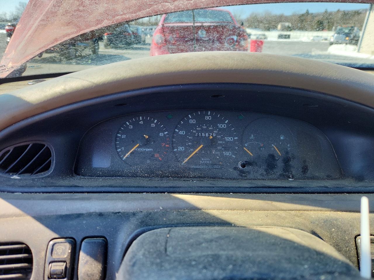 1996 Mazda 626 Dx Red vin: 1YVGE22C0T5558936