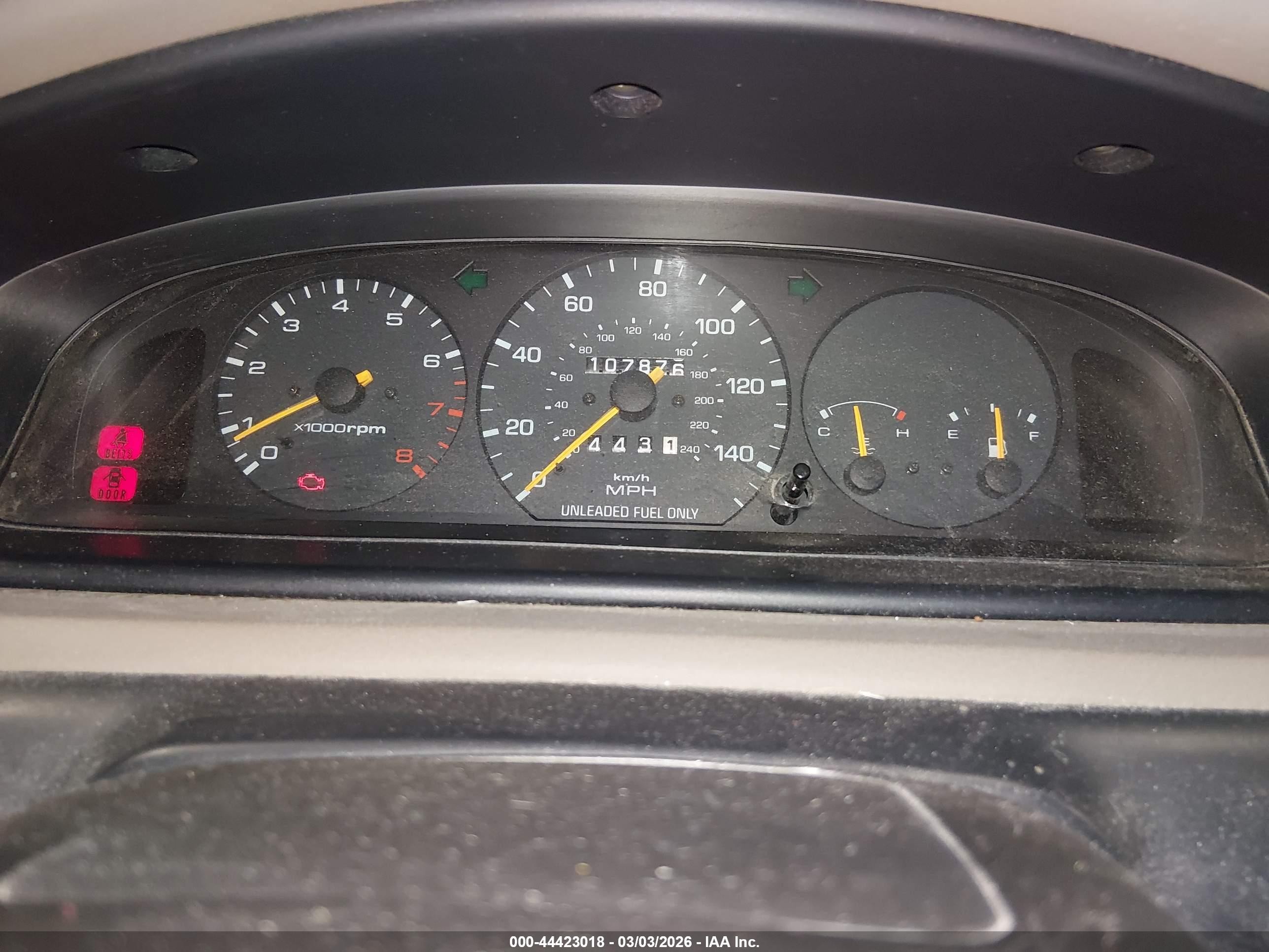 1997 Mazda 626 Dx/lx Green vin: 1YVGE22C2V5621666
