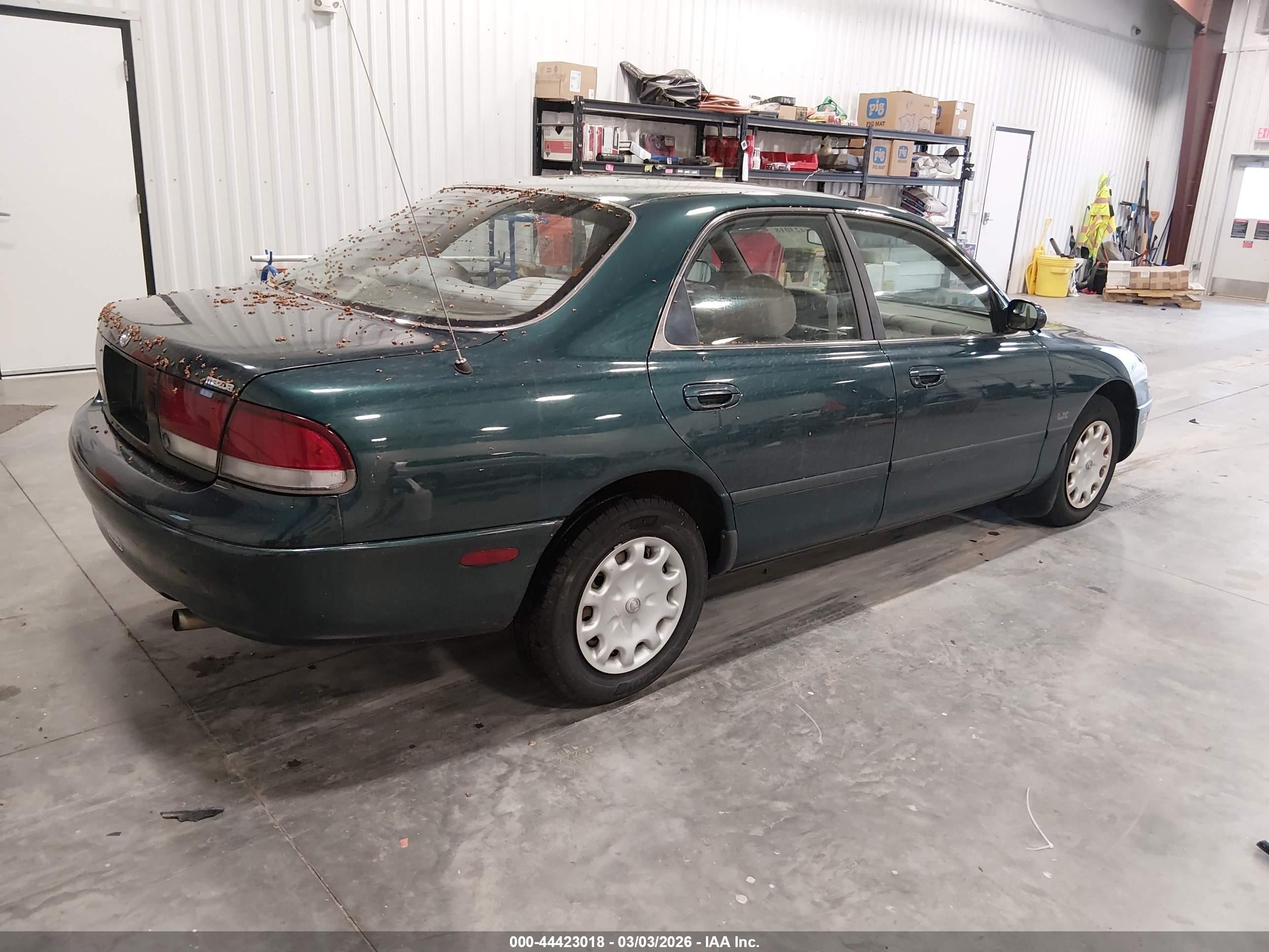 1997 Mazda 626 Dx/lx Green vin: 1YVGE22C2V5621666