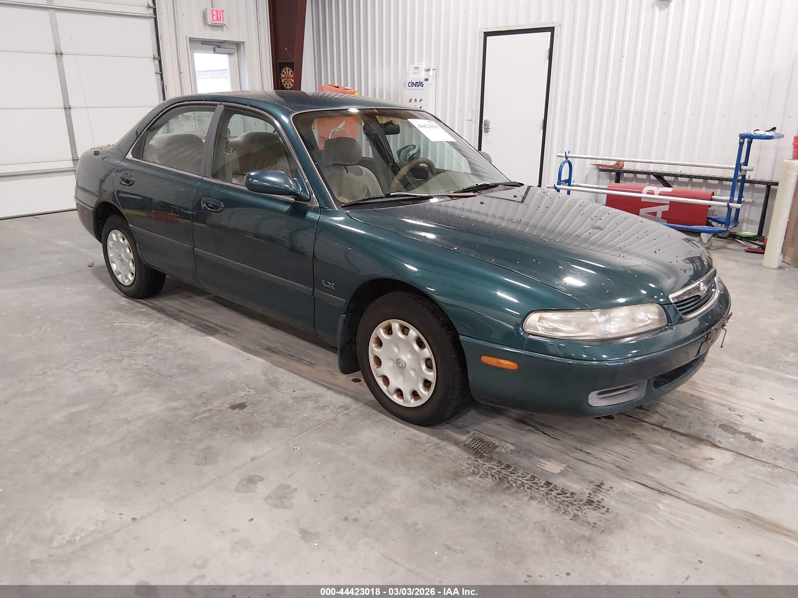 1997 Mazda 626 Dx/lx Green vin: 1YVGE22C2V5621666
