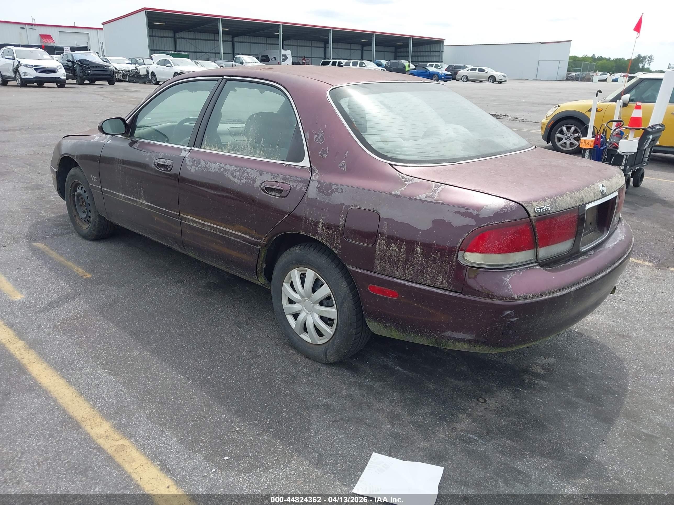 1996 Mazda 626 Dx/lx Purple vin: 1YVGE22C4T5504331