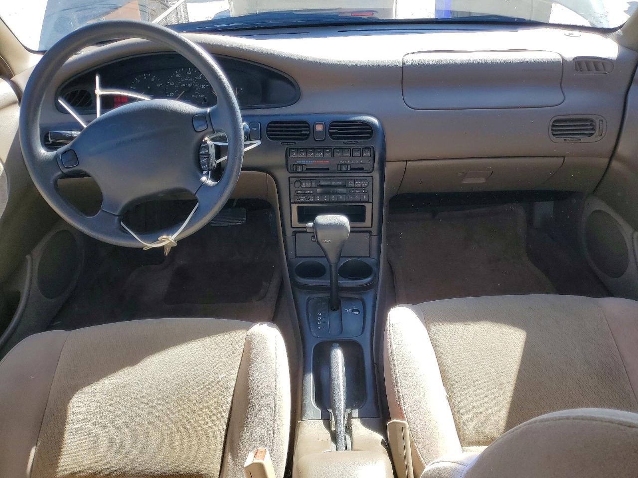 1996 Mazda 626 Dx Tan vin: 1YVGE22C4T5505625