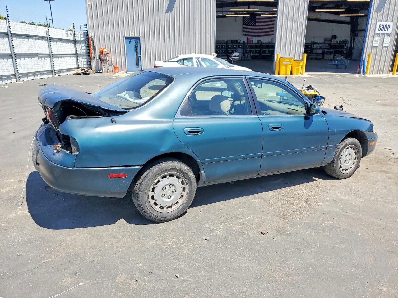 1996 Mazda 626 Dx Green vin: 1YVGE22C6T5541753