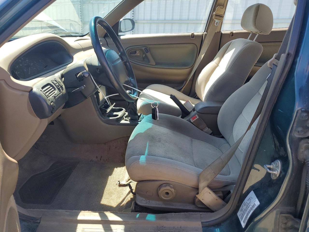 1996 Mazda 626 Dx Green vin: 1YVGE22C6T5541753