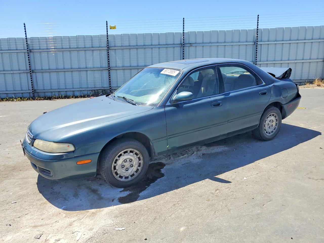 1996 Mazda 626 Dx Green vin: 1YVGE22C6T5541753