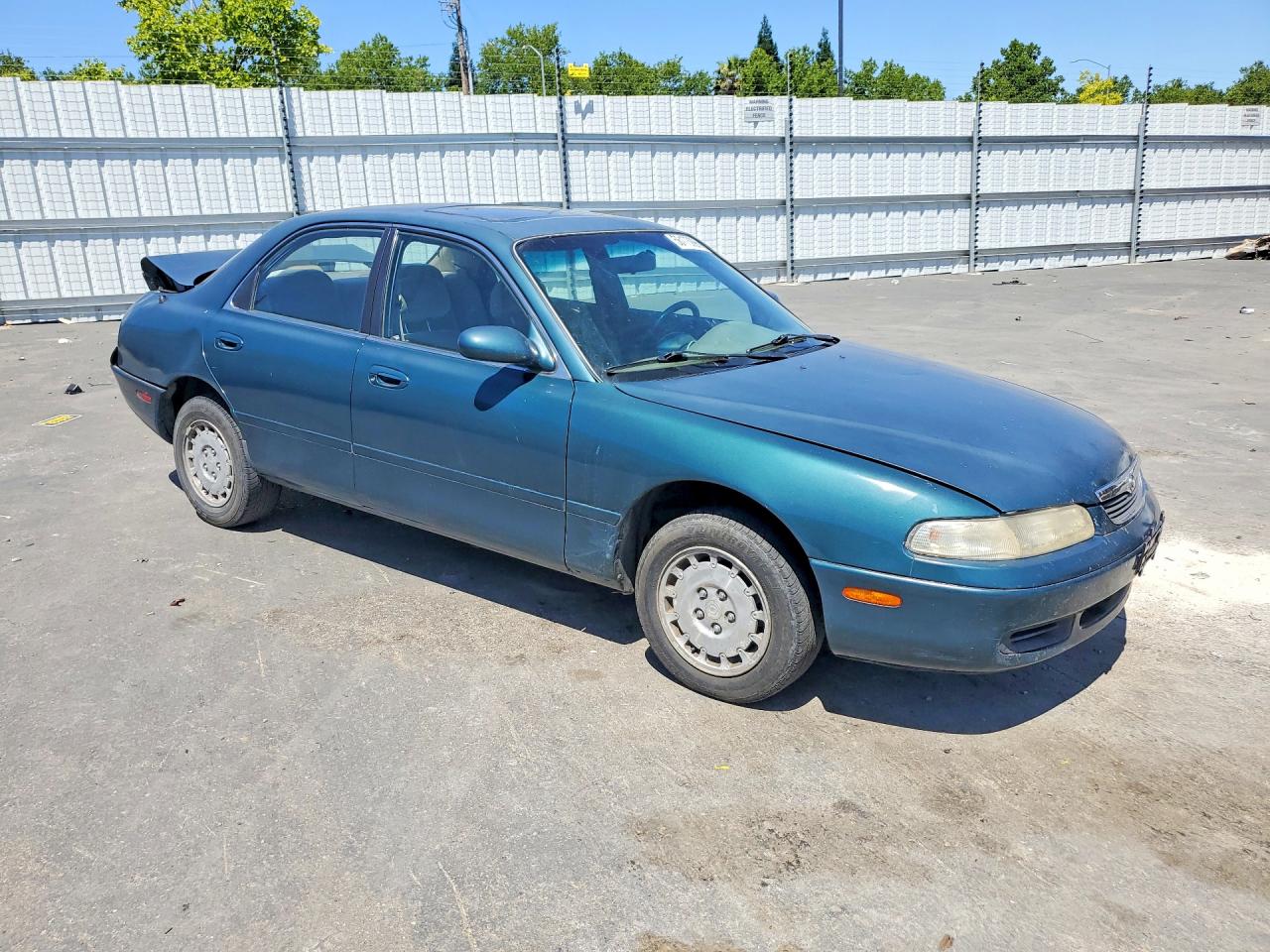 1996 Mazda 626 Dx Green vin: 1YVGE22C6T5541753