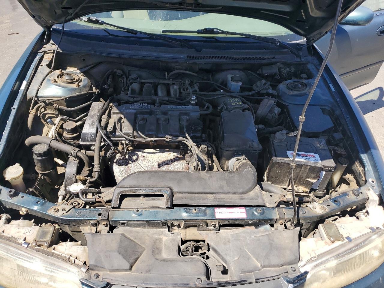 1996 Mazda 626 Dx Green vin: 1YVGE22C6T5541753