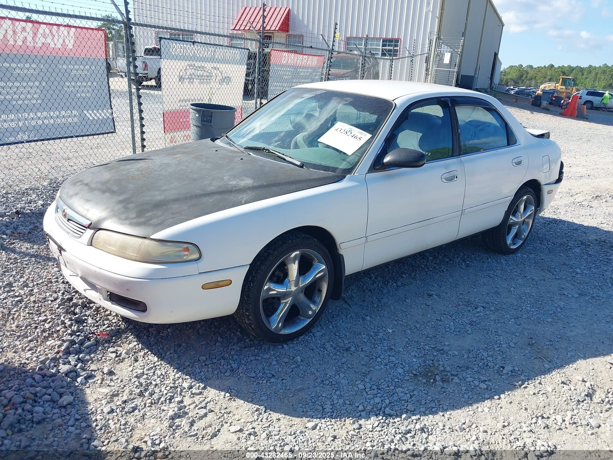 1996 Mazda 626 Dx/lx White vin: 1YVGE22C7T5580058