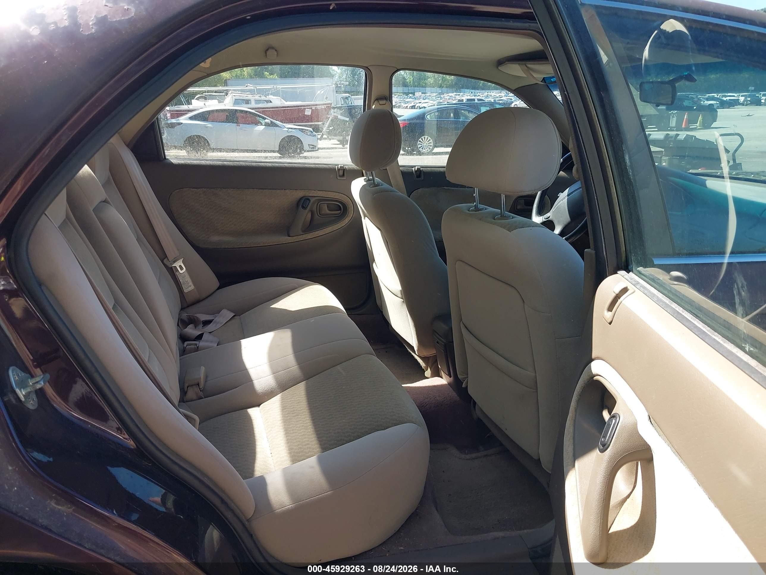 1997 Mazda 626 Dx/lx Purple vin: 1YVGE22C8V5635605