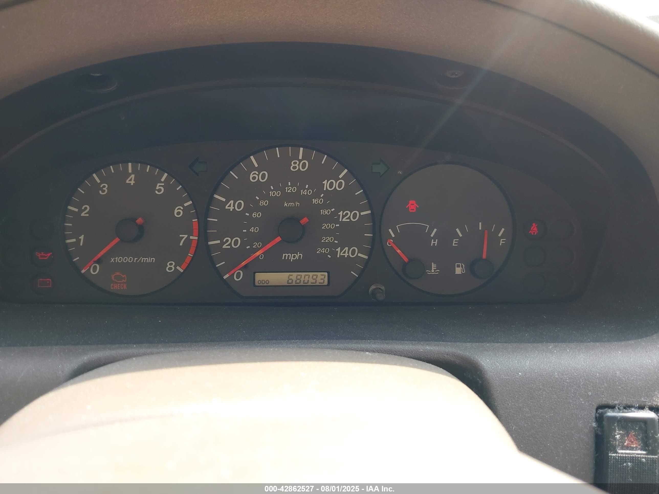 2001 Mazda 626 Es/lx Brown vin: 1YVGF22C015220432