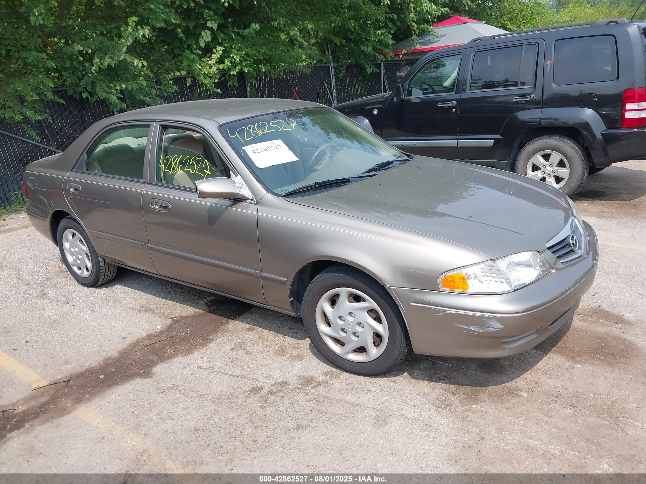 2001 Mazda 626 Es/lx Brown vin: 1YVGF22C015220432