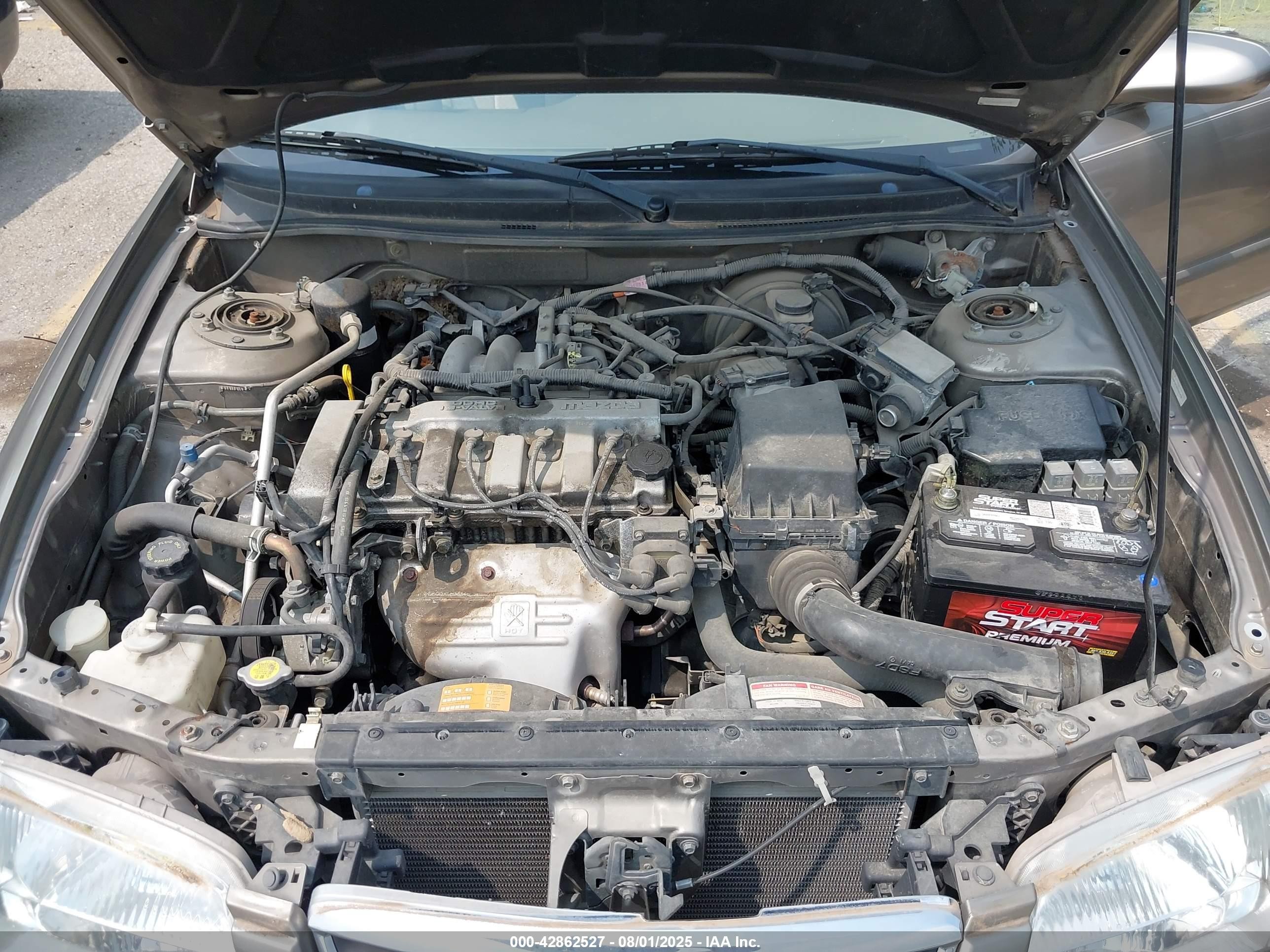 2001 Mazda 626 Es/lx Brown vin: 1YVGF22C015220432
