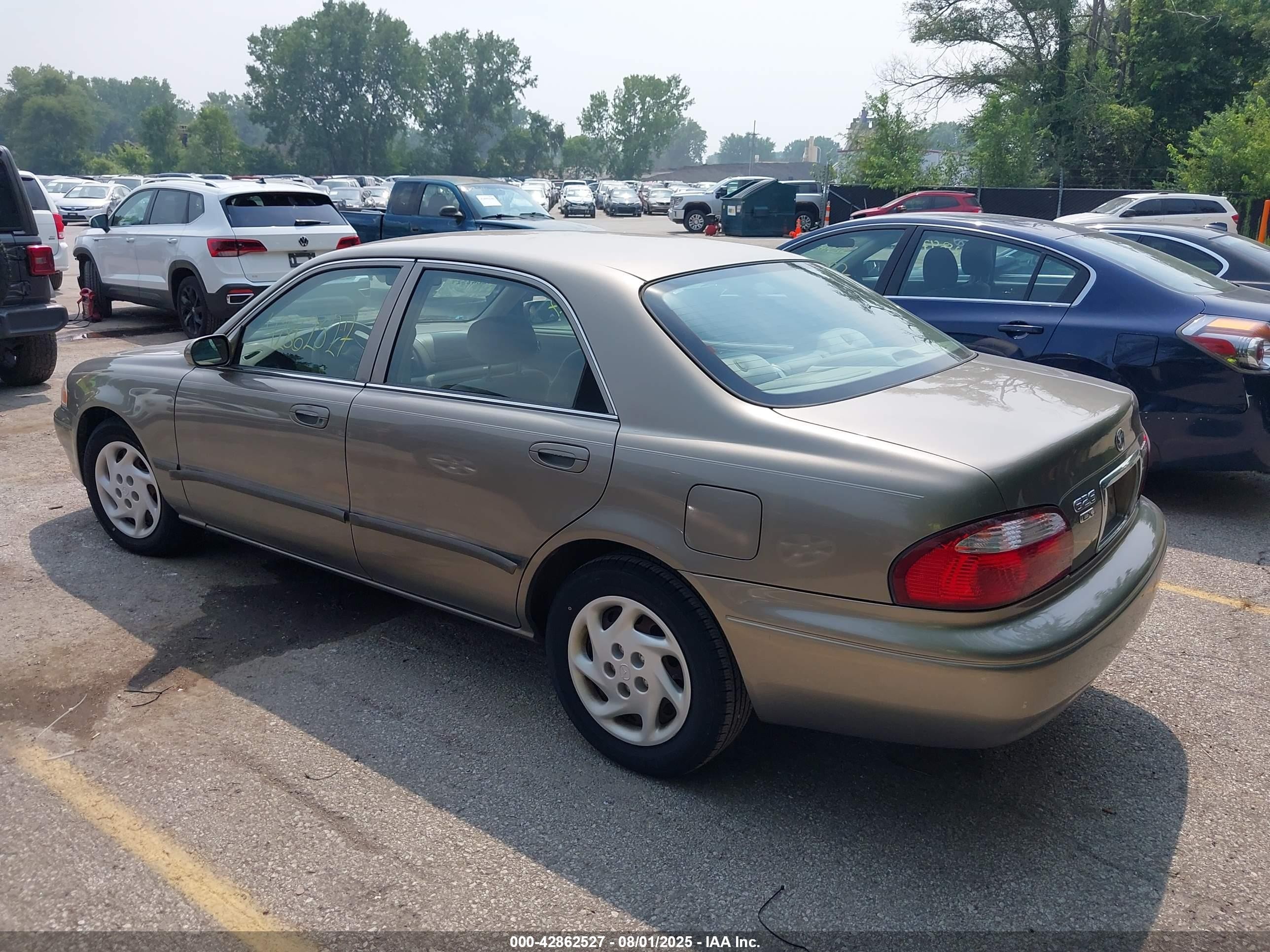 2001 Mazda 626 Es/lx Brown vin: 1YVGF22C015220432