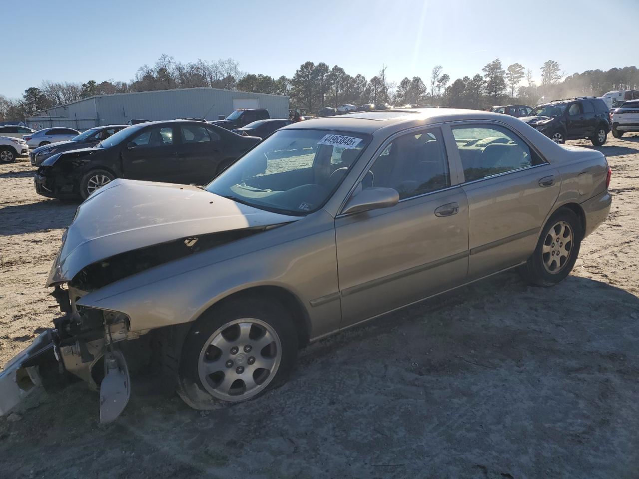 2001 Mazda 626 Es   Gold vin: 1YVGF22C015227879