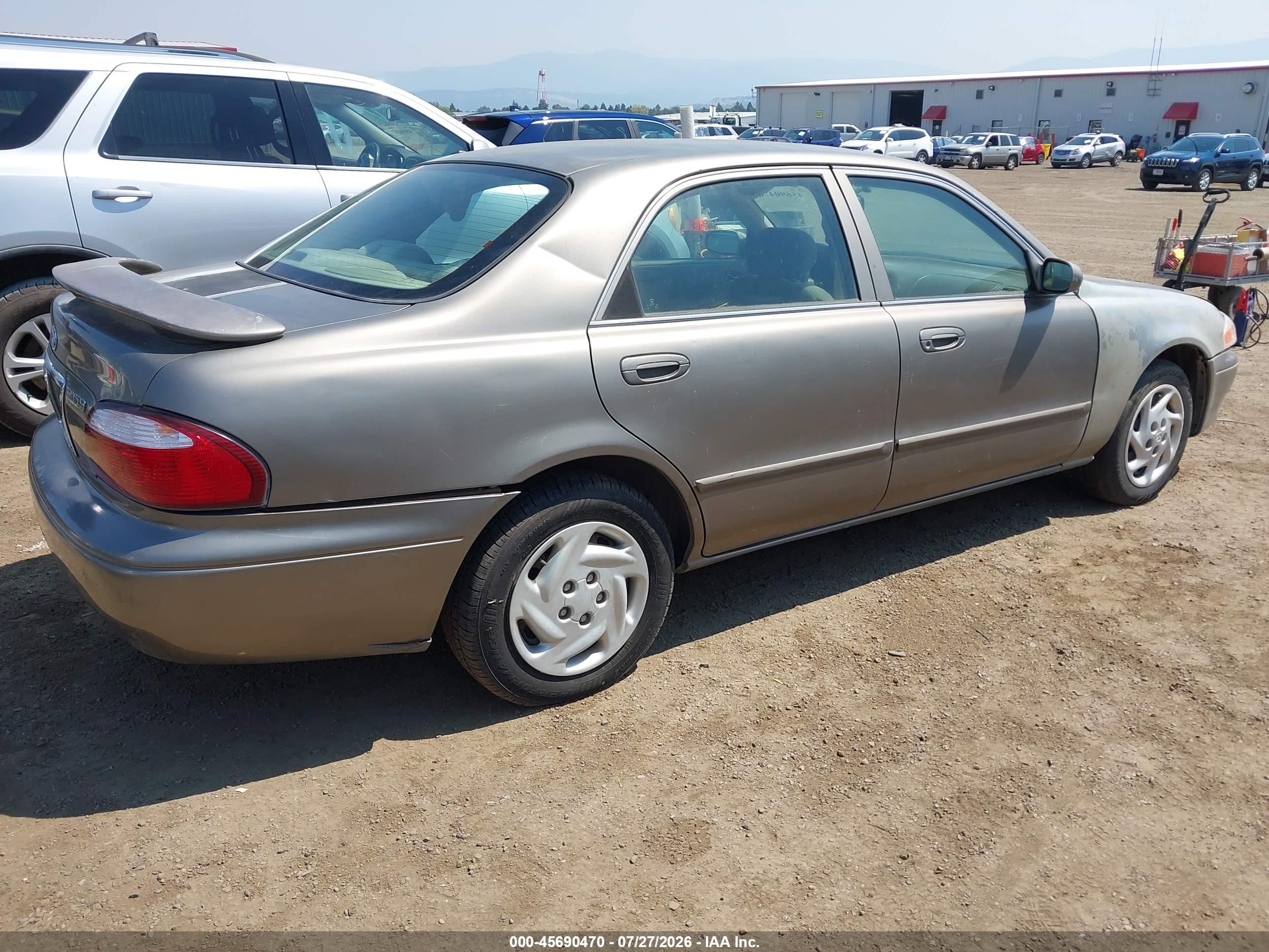 2001 Mazda 626 Es/lx Gray vin: 1YVGF22C015230863