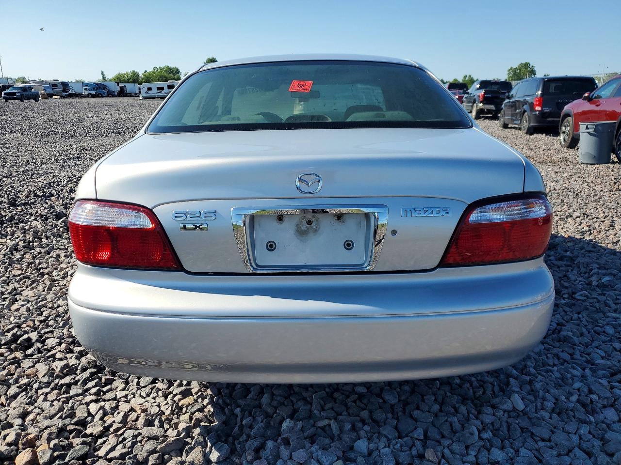 2001 Mazda 626 Es Silver vin: 1YVGF22C015235156