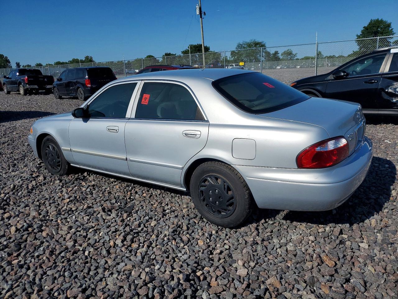2001 Mazda 626 Es Silver vin: 1YVGF22C015235156