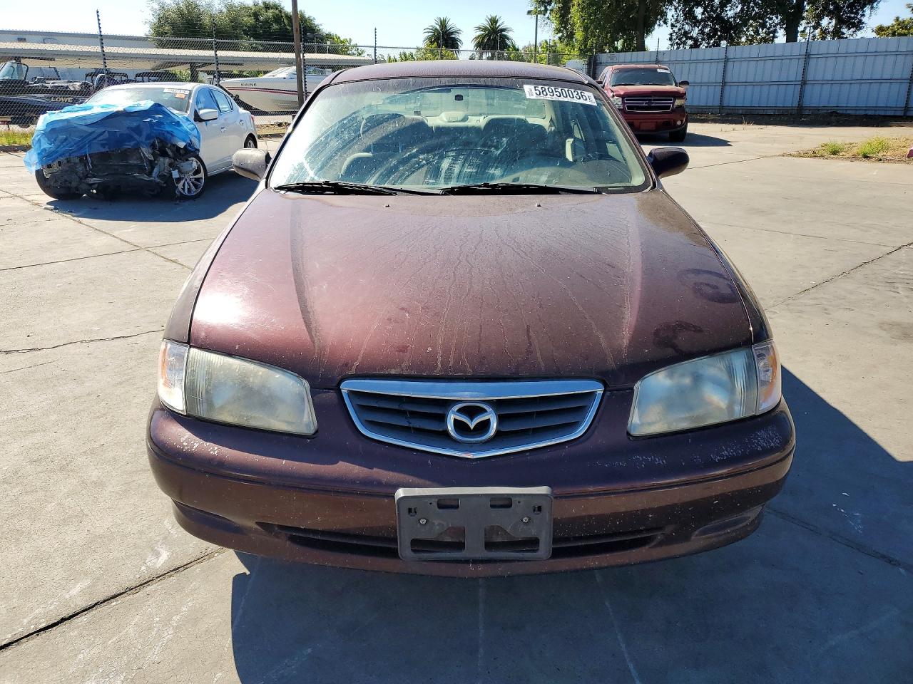 2001 Mazda 626 Es Burgundy vin: 1YVGF22C115233352