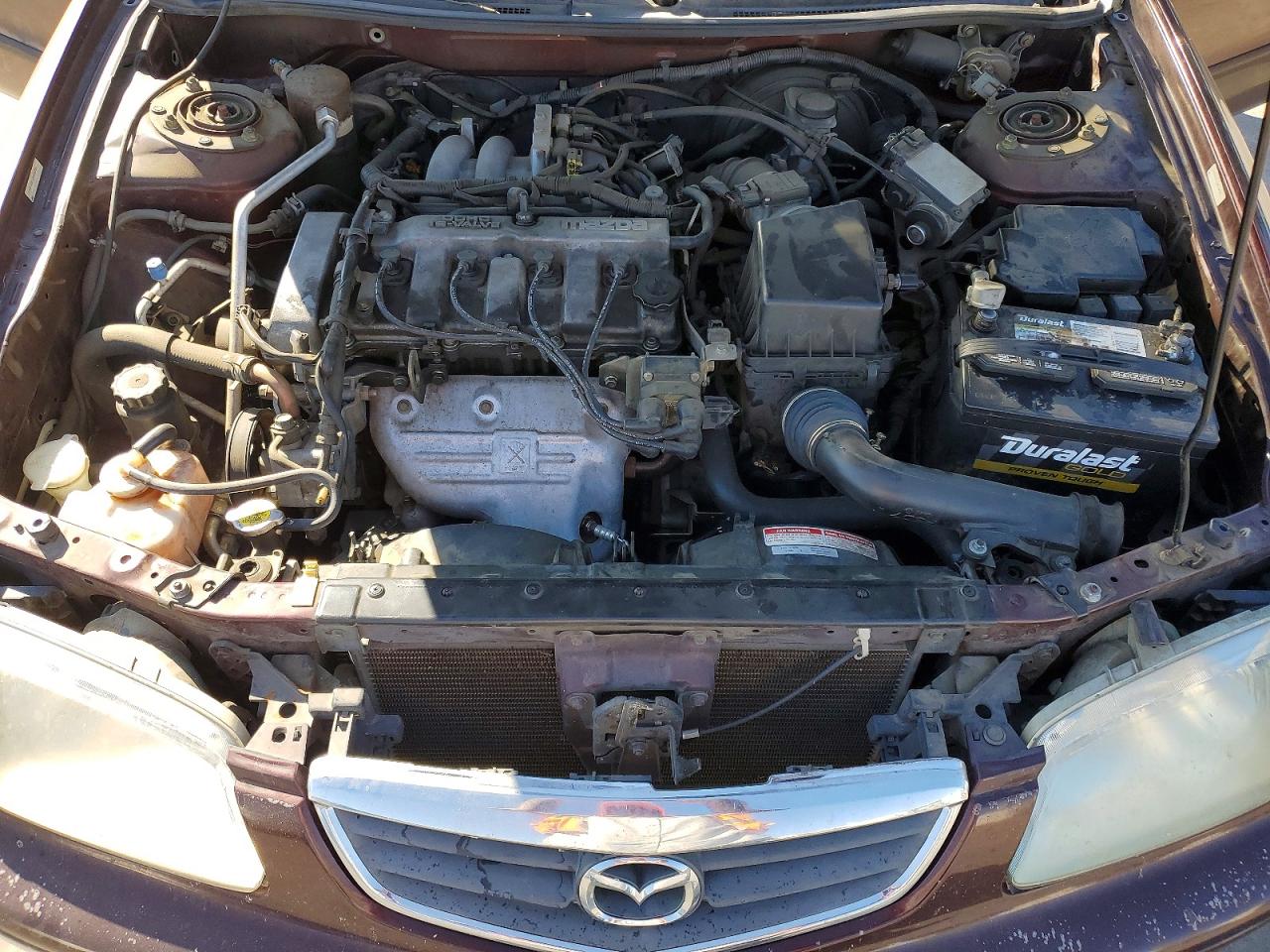 2001 Mazda 626 Es Burgundy vin: 1YVGF22C115233352