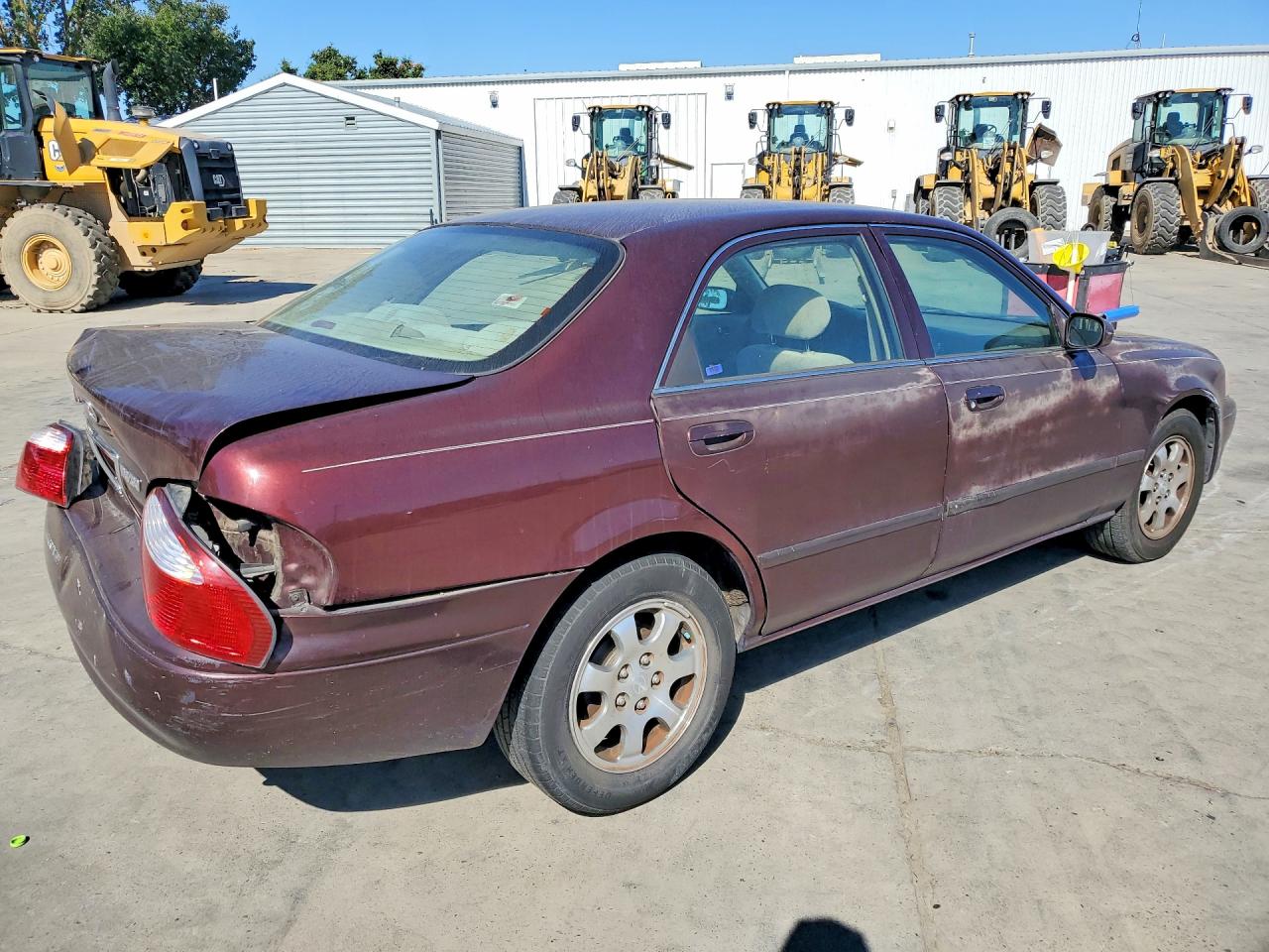 2001 Mazda 626 Es Burgundy vin: 1YVGF22C115233352