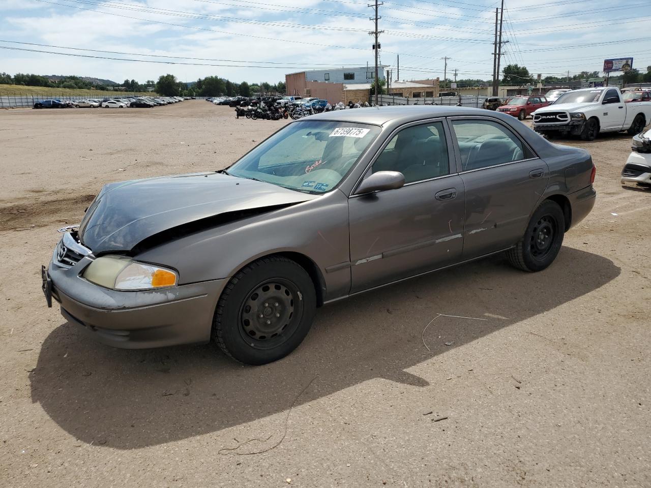 2001 Mazda 626 Es Серый vin: 1YVGF22C115240849