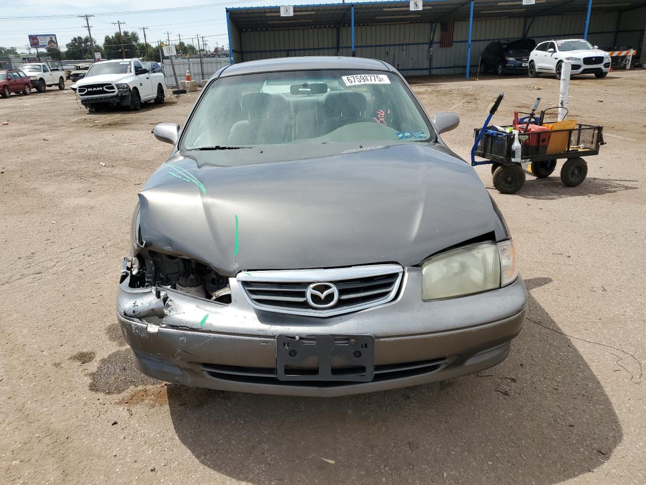 2001 Mazda 626 Es Серый vin: 1YVGF22C115240849
