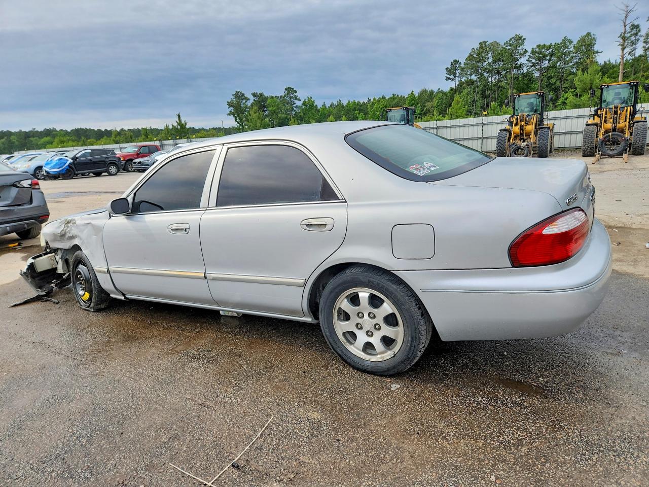 2002 Mazda 626 Lx Silver vin: 1YVGF22C125291463