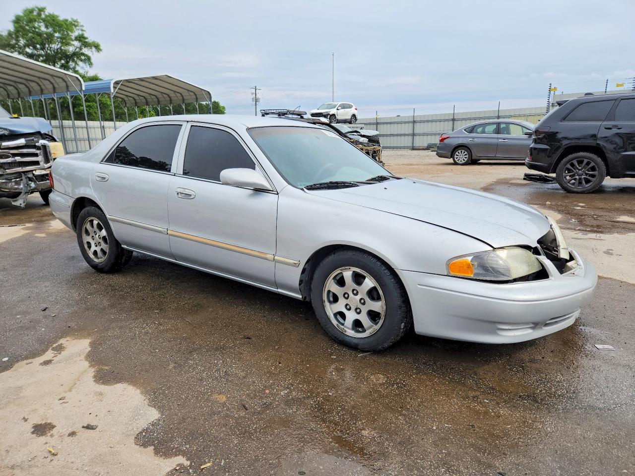 2002 Mazda 626 Lx Silver vin: 1YVGF22C125291463