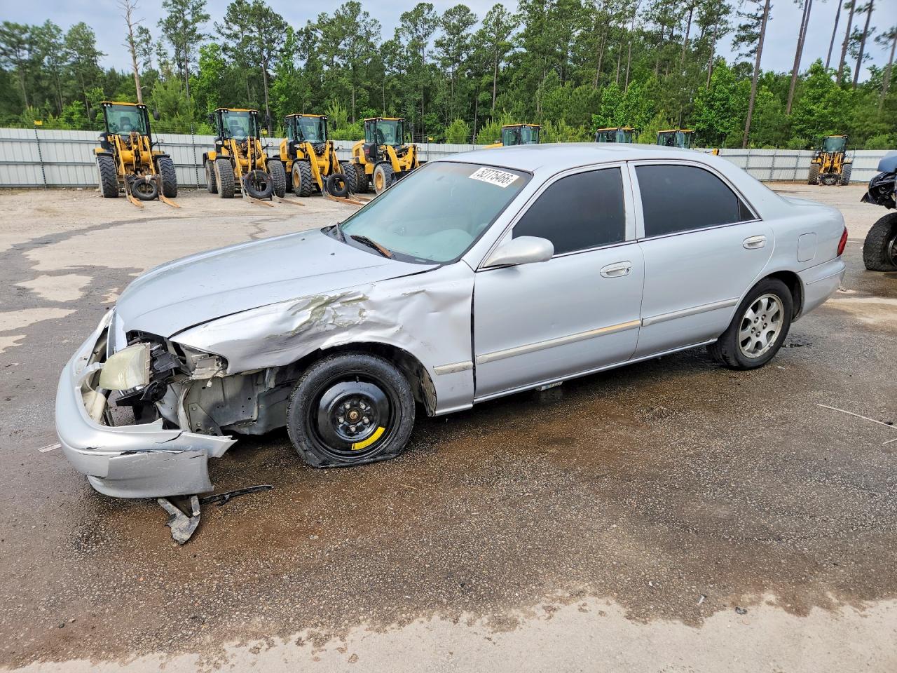 2002 Mazda 626 Lx Silver vin: 1YVGF22C125291463