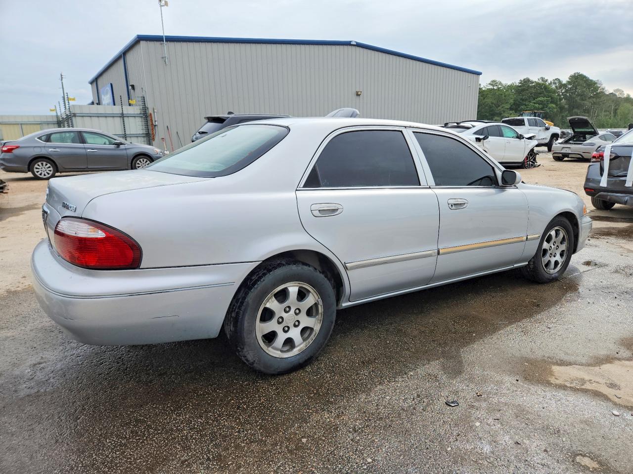 2002 Mazda 626 Lx Silver vin: 1YVGF22C125291463