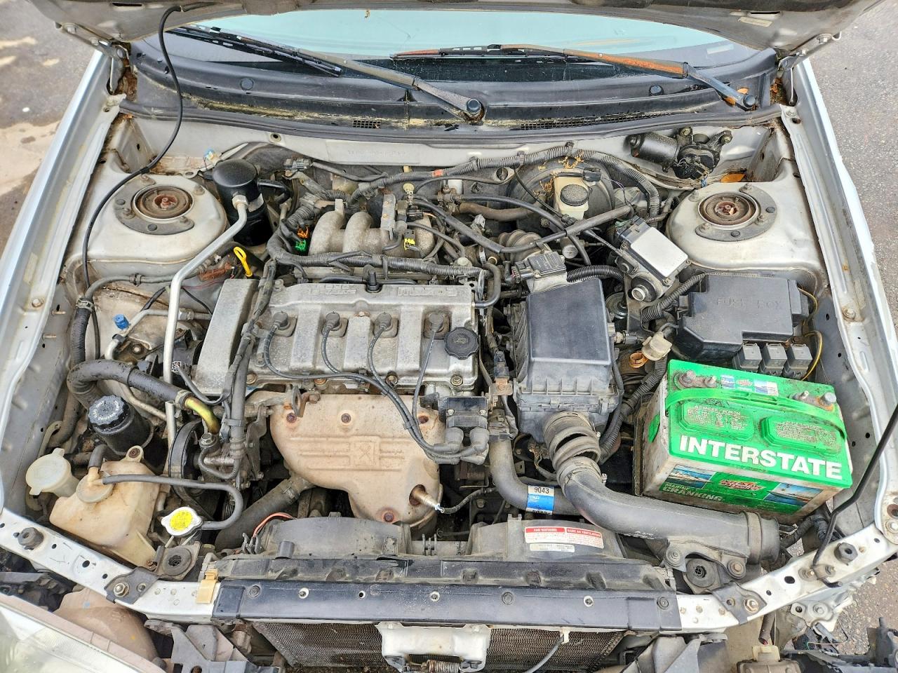 2002 Mazda 626 Lx Silver vin: 1YVGF22C125291463