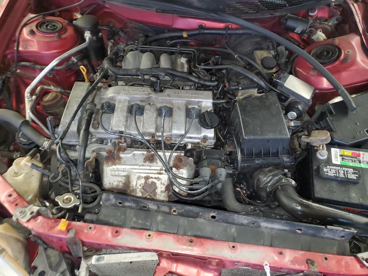 1998 Mazda 626 Dx Red vin: 1YVGF22C1W5752585