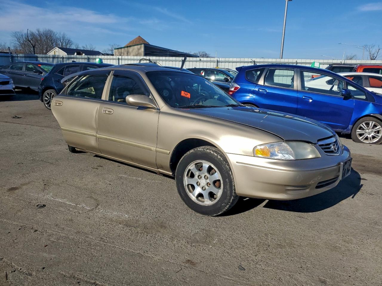 2001 Mazda 626 Es Beige vin: 1YVGF22C315200658
