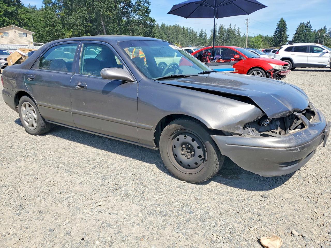 2001 Mazda 626 Es Gray vin: 1YVGF22C315205083