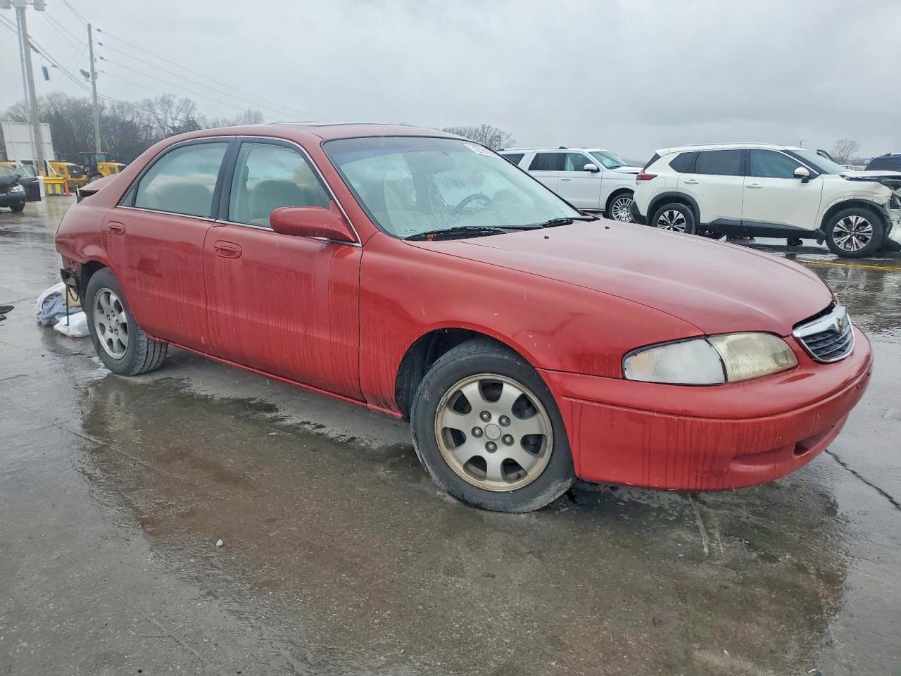 1999 Mazda 626 Es Red vin: 1YVGF22C3X5818622