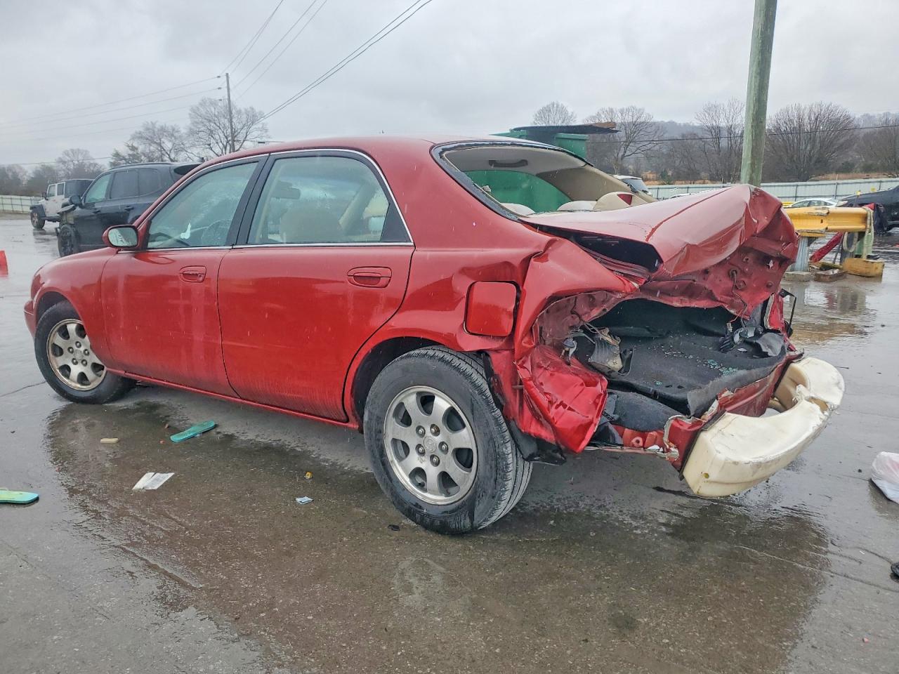 1999 Mazda 626 Es Red vin: 1YVGF22C3X5818622