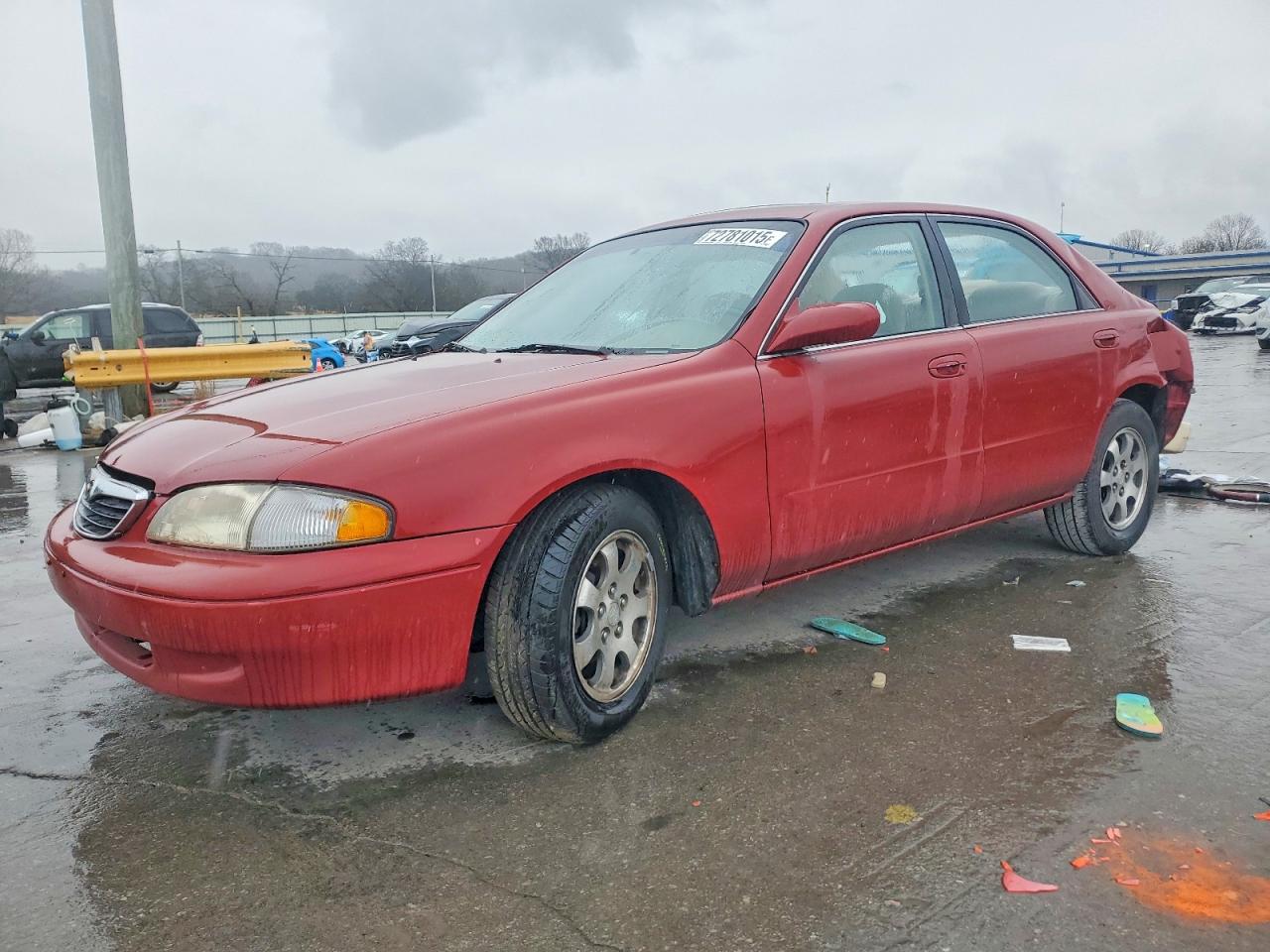 1999 Mazda 626 Es Red vin: 1YVGF22C3X5818622