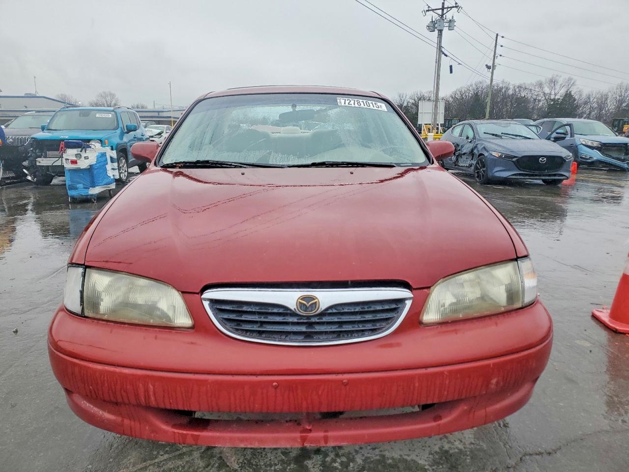 1999 Mazda 626 Es Red vin: 1YVGF22C3X5818622