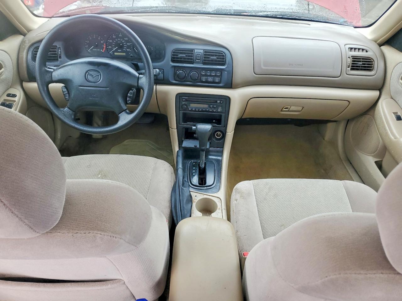 1999 Mazda 626 Es Red vin: 1YVGF22C3X5818622