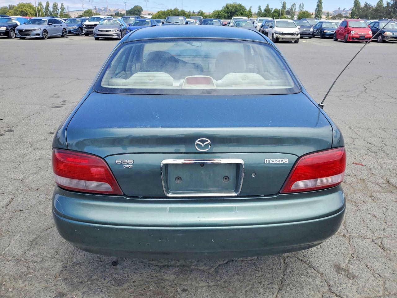 1999 Mazda 626 Es Green vin: 1YVGF22C3X5853466